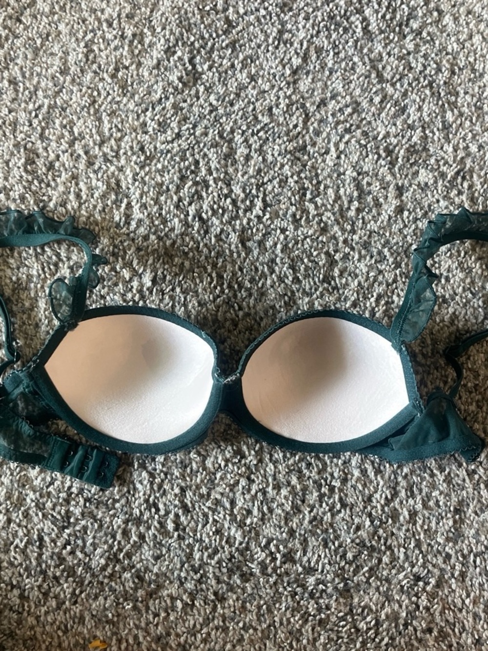 💕PINK💕Forest Green Star-Embossed T-Shirt Bra - Picture 4 of 4